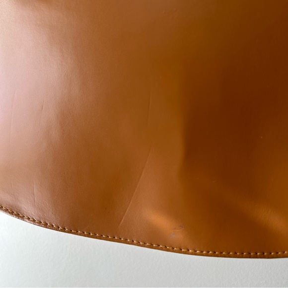 Tiffany and Fred Paris Leather Handbag Purse Brown Tan - Picture 9 of 16